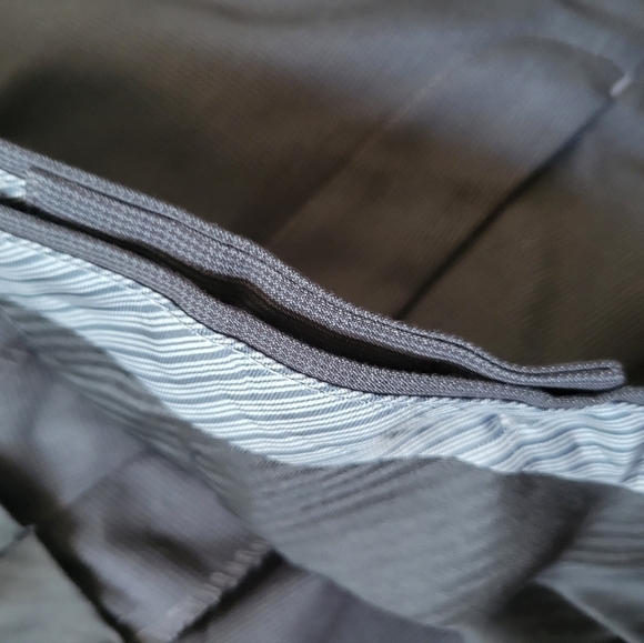 Lauren Ralph Lauren Micro Houndstooth Print Dress Pants W40 L30 in Black - Picture 7 of 10